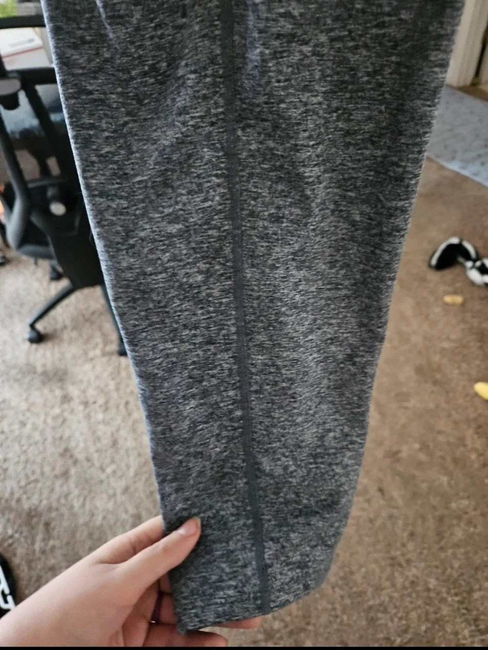 MTA Sport Heather Gray Activewear Top